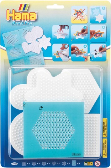 Hama Midi Blister Perlebrett 5 stk. med Bead-Tac