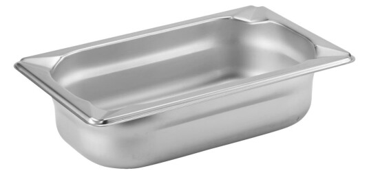 PULSIVA Kantine Profi GN 1/4; Størrelse GN 1/4, 1.7l, 26.5x16.2x6.5 cm (LxBxD); Stålgrå