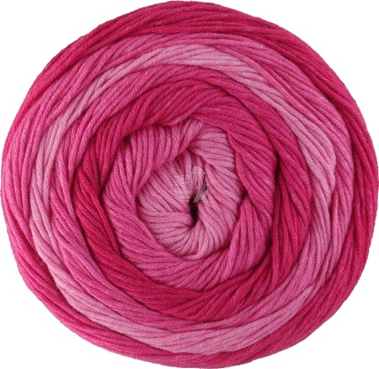 Lana Grossa Gomitolo Tono Garn 1037 Cyclamen / Fuchsia / Rosa