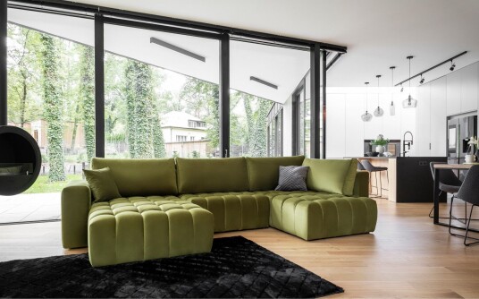 Yorktown U sovesofa Divan Venstre Guld