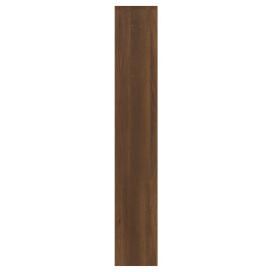 vidaXL Skoskap med speil 3 lag brun eik 63x17x102,5 cm vidaXL Skoskap med speil 3 lag brun eik 63x17x102,5 cm