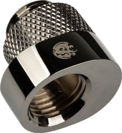 Bitspower X Cross Adapter G1/4 Hann Til G1/4 Hunn – 5 Mm Offset Blank Svart
