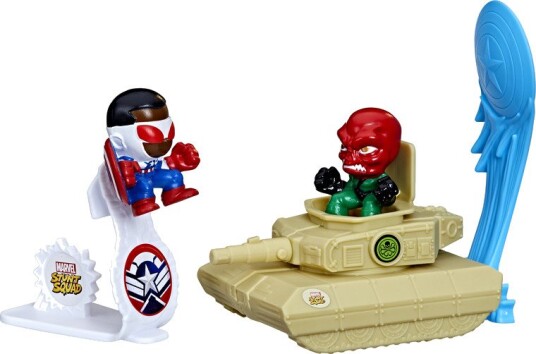 Marvel Stunt Squad Lekesett Captain America Vs Red Skull