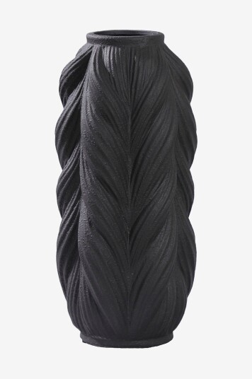 Eightmood Vase Ocra Svart