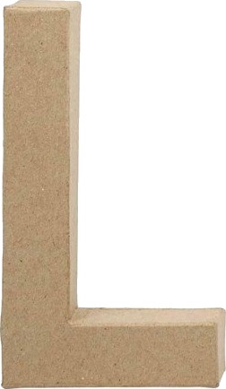 Diverse Bokstav L H: 20.3 Cm B: 11.4 Cm Tykkelse 2.5 Cm 1 Stk 