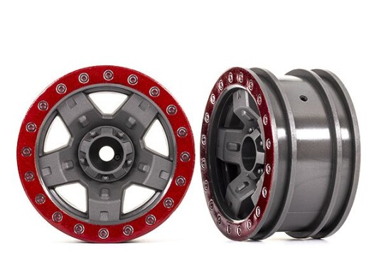 Traxxas 8180-RED Wheels TRX-4 Sport 2.2 Red 2 Traxxas 8180-RED Wheels TRX-4 Sport 2.2 Red 2