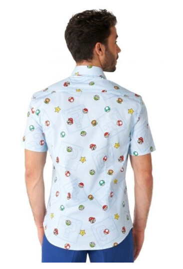 Boland Traciks Super Mario Skjorte, Korte Ærmer OSSS-10074XL