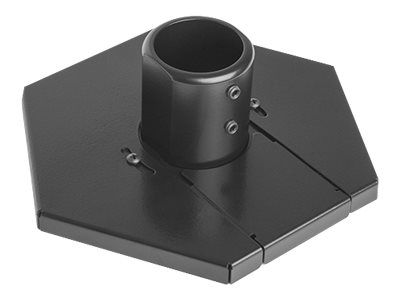 Chief Floor-to-Ceiling Low-Profile Collar Plate - Black monteringskomponent - for pole - svart