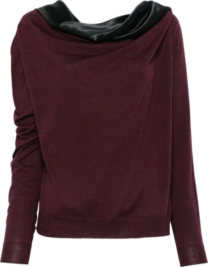Alberta Ferretti Dame Strikkevarer Brun M,