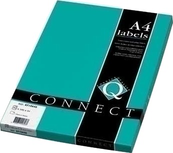 Q Connect Q Connect Universaletiketter 70X37mm Rektangulære Hvite 100 Buer.
