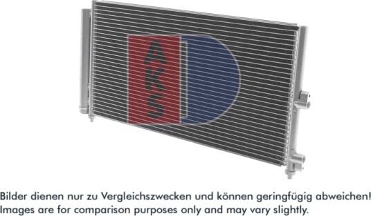Kondensator, klimaanlegg AKS DASIS 082033N