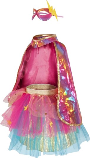 Great Pretenders Superheltinne pink str. 4-6 år Great Pretenders Superheltinne pink str. 4-6 år