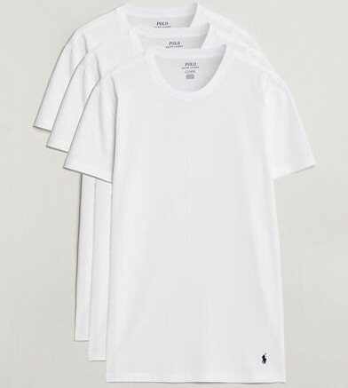 Polo Ralph Lauren 3-Pack Crew Neck T-Shirt White