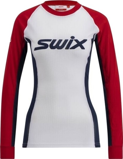 Swix Racex Classic Long Sleeve W Swix Red/Bright White XL