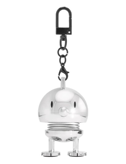Hoptimist Hoptimist Bag Charm Chrome - Silver - 4X3.4X5.9CM x 4