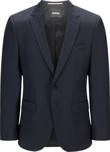 BOSS Huge Suit Jacket - Dark Blue BOSS Huge Suit Jacket - Dark Blue