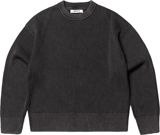DEYS Pasadena Washed Crewneck   WASHED BLACK   XL