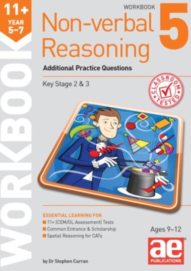 11+ Non-Verbal Reasoning Year 5-7 Workbook 5 Av Dr Stephen C Curran, Andrea F Richardson