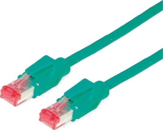 Kerpen E5-70 S/F - Koblingskabel - Rj-45 (Hann) Til Rj-45 (Hann) - 5 M - Trådpar I Metallfolie (Pimf) - Cat 6 - Halogenfri - Grønn