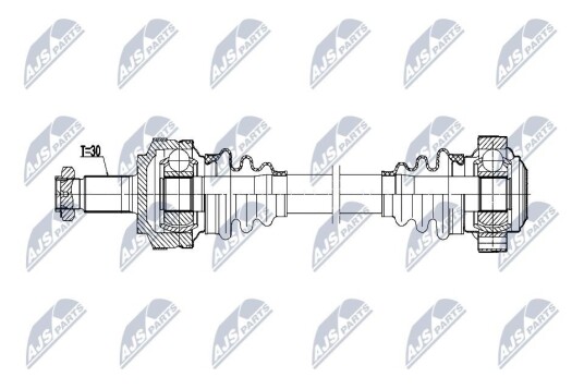 Nty Drivaksel NTY NPW BM 214 Nty Drivaksel NTY NPW BM 214