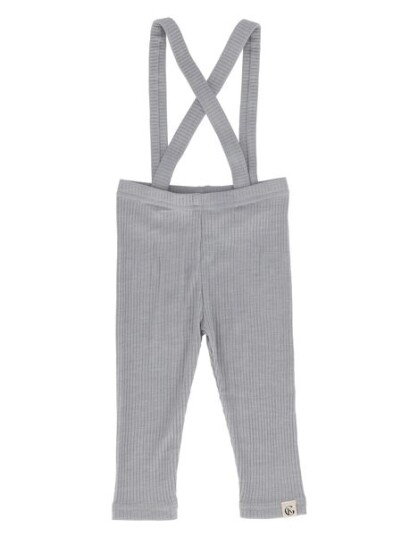 Gullkorn Chalk Baby ull longs - grå - 56