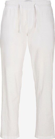 Jack & Jones Bukser jpstKane jjSummer Linen Blend Jogger Hvit