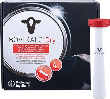 Bovikalc Dry vet bolus kalsiumtilskudd 6x4 stk