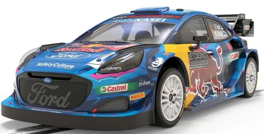 Scalextric Ford Puma Rally1 Monte Carlo 2023 Slotbil 1:32 Blå