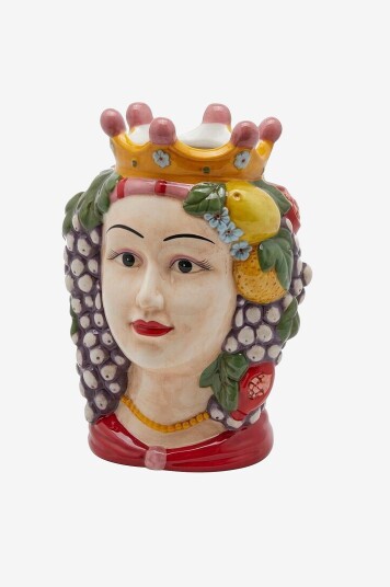 EDG Hodevase Sicily H 22 cm Rød