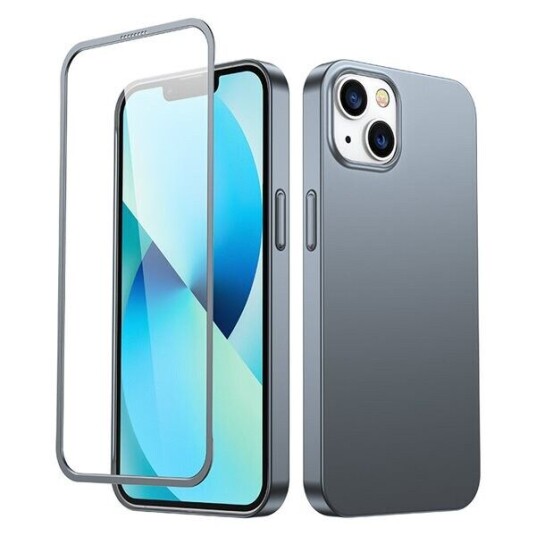 Joyroom Joyroom 360 Full Case-Deksel For Iphone 13 Bak- Og Frontdeksel + Herdet Glass Grå (Jr-Bp927 Anløpet)