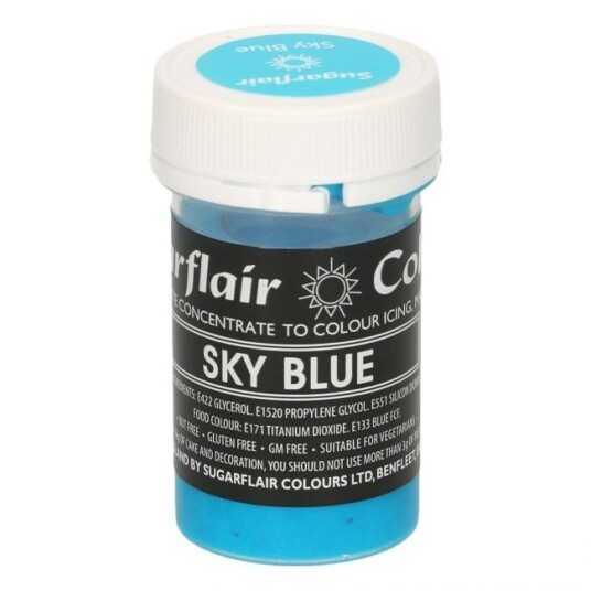 Sugarflair Pastafarge Sky Blue 25g 
