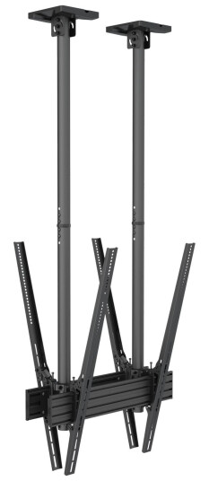 Multibrackets PRO Series M Ceiling Mount Pro MBC1UX2PSD - brakett - for 2 LCD-skjermer - svart
