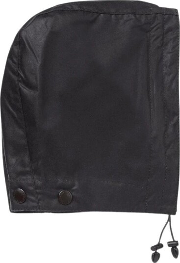 Barbour Lifestyle Waxed Cotton Hood Black