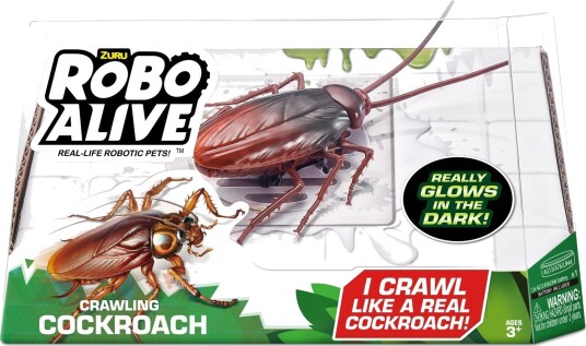 Roboalive S2 Robotic Kakerlakk med Selvlysende Design - Radiostyrte Leker Roboalive S2 Robotic Kakerlakk med Selvlysende Design - Radiostyrte Leker