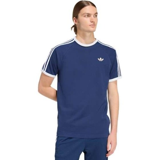Adidas Originals 3 Stripes Tee Herre Night Indigo M Adidas Originals 3 Stripes Tee Herre Night Indigo M