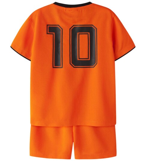 Name It Shorts Sett   NmnHiteam   Livlig Oransje   Name It   4 år 104   Shorts Svart