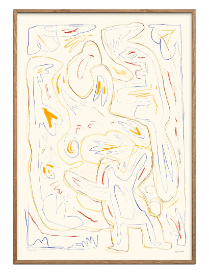 Poster & Frame By Garmi - Ètude 17 - Multi/patterned - 50X70CM