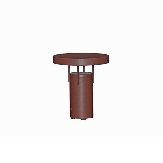 Hübsch BringMe Mini LED batteridrevet bordlampe burgunder 20 cm   Terrasse 20 Rød