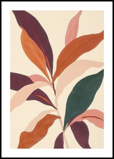 Abstract Plants Plakat Plakat / 30x40cm Abstract Plants Plakat Plakat / 30x40cm