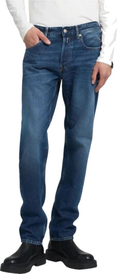 Replay Grover Trousers Straight 99 Denim - Blue - 30 x 32