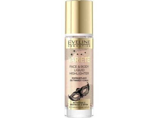 Eveline_Variete Liquid Highlighter Flytende Highlighter For Ansikt Og Kropp 01 Champagne Gold 30Ml