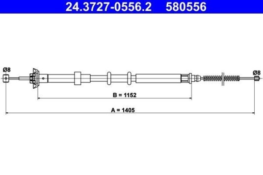 Bremsewire ATE 24.3727 0556.2