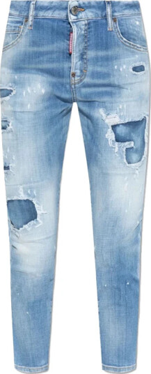 Dsquared2 Dame Jeans Blå XS,