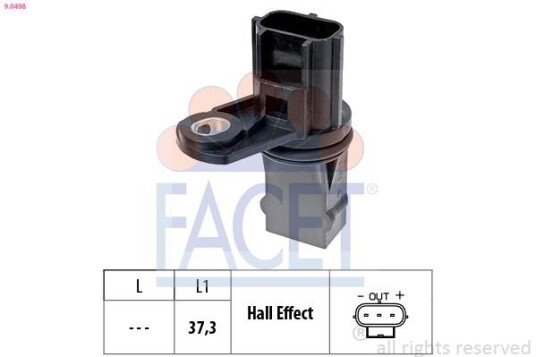 Sensor, turtall FACET 9.0498 Sensor, turtall FACET 9.0498