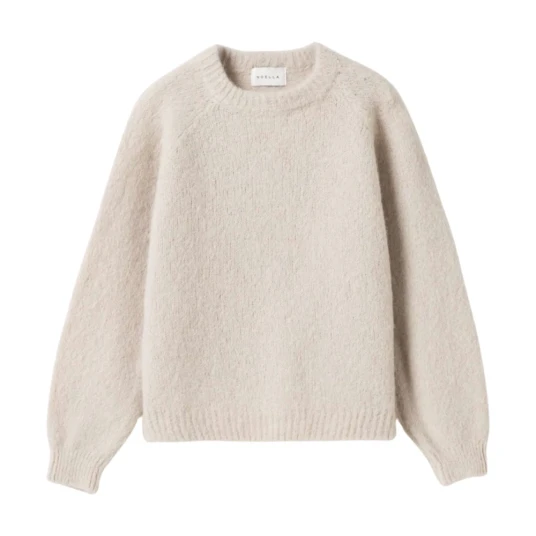 Noella, Dame, Strikkevarer, Beige, XS/S,