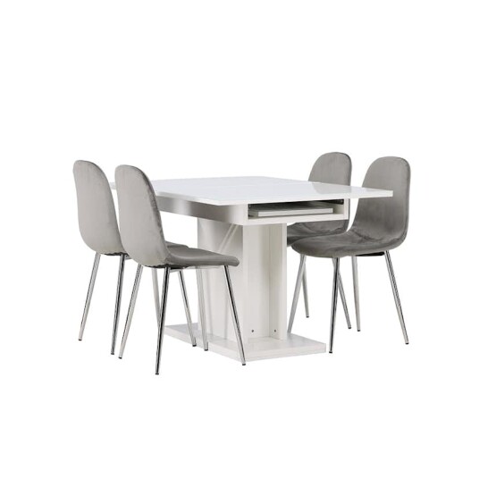 Venture Home Spisegruppe Venture Home Pluto med 4 Eva Stoler GR23597