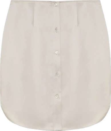 Roberto Collina Dame Skjørt Beige M, Roberto Collina Dame Skjørt Beige M,