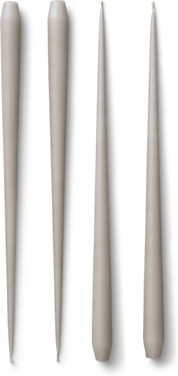 Stoff antikklys by ester & erik large 4 pk Sand