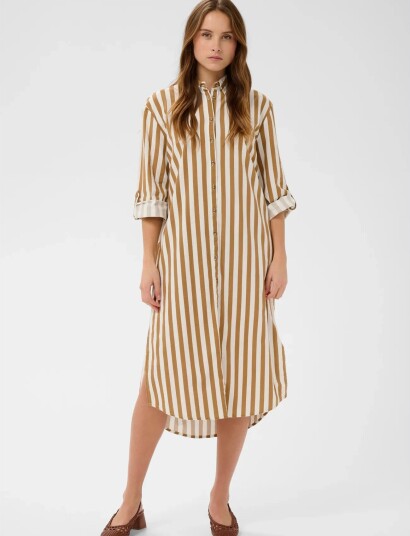 Saint Tropez Zalindasz Shirt Dress   Brown   XL