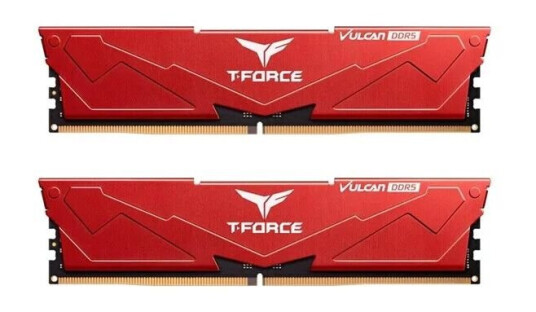 Team Group T-Force Vulcan DDR5-5600 - 32GB - CL32 - Dual Channel (2 pcs) - AMD EXPO & Intel XMP - Rd Team Group T-Force Vulcan DDR5-5600 - 32GB - CL32 - Dual Channel (2 pcs) - AMD EXPO & Intel XMP - Rd